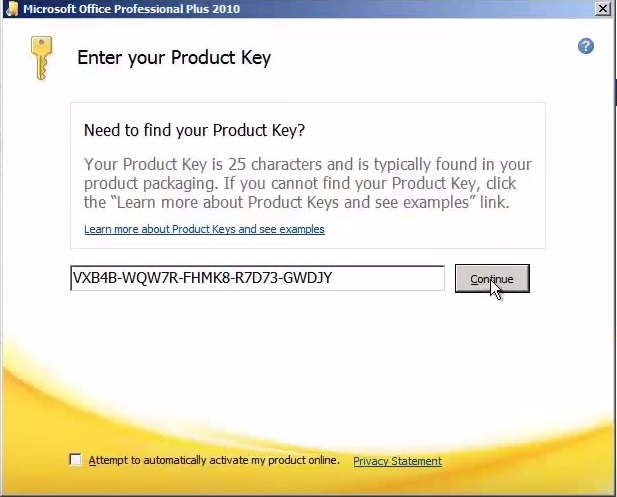 Microsoft office powerpoint 2010 key code